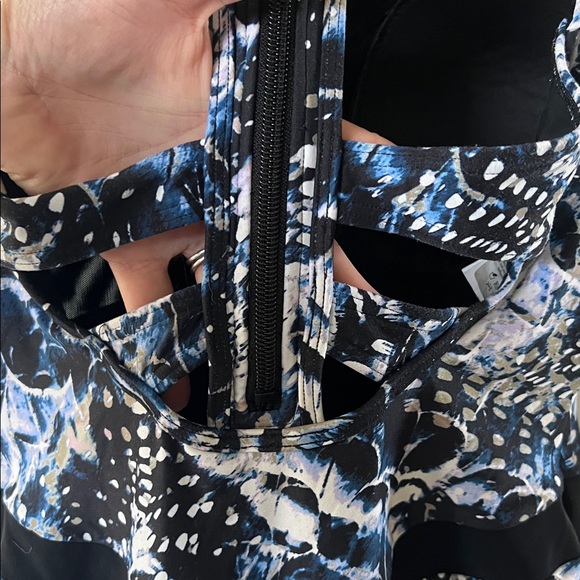 Robyn Lawley Broken Wings Back-Zip Mesh One-Piece, 8 - Picture 7 of 12